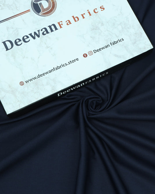 Navy Blue - Blended Wash&Wear