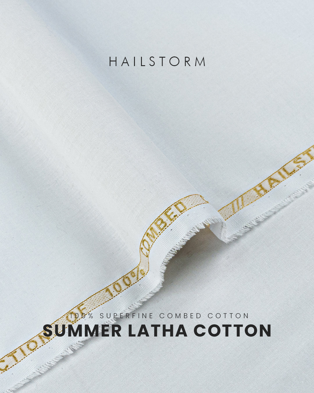 Pearl White - Cotton Latha